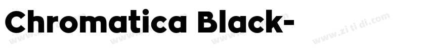 Chromatica Black字体转换